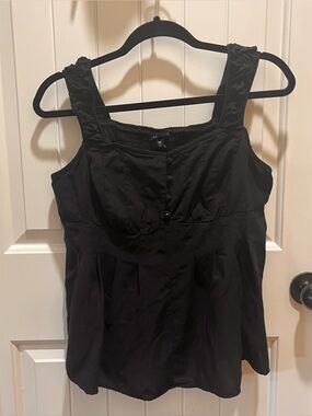 Torrid Black Sleeveless Corset Detail Top - M (Torrid Size 00)